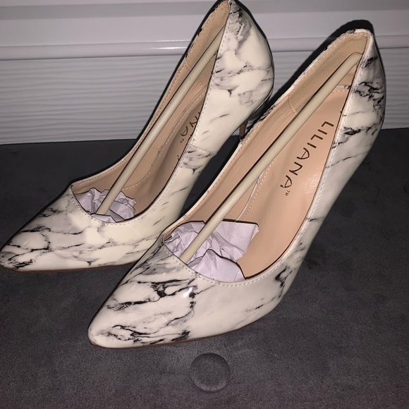 Marble Patterned Heels - Picture 3 of 5